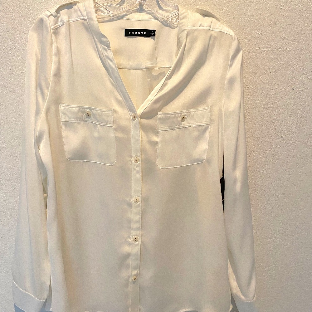 Trouve White button down
